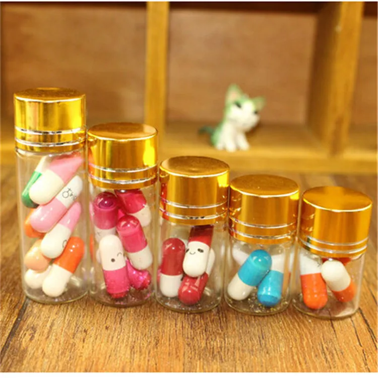 Стеклянные бутылки с закручивающейся крышкой 50 шт. 22x30 мм 5 мл | Дом и сад