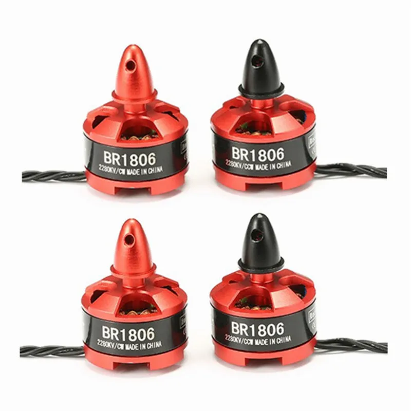 Новейшее высокое качество 4 шт. Racerstar Racing Edition 1806 BR1806 2280KV 1-3S бесщеточный двигатель