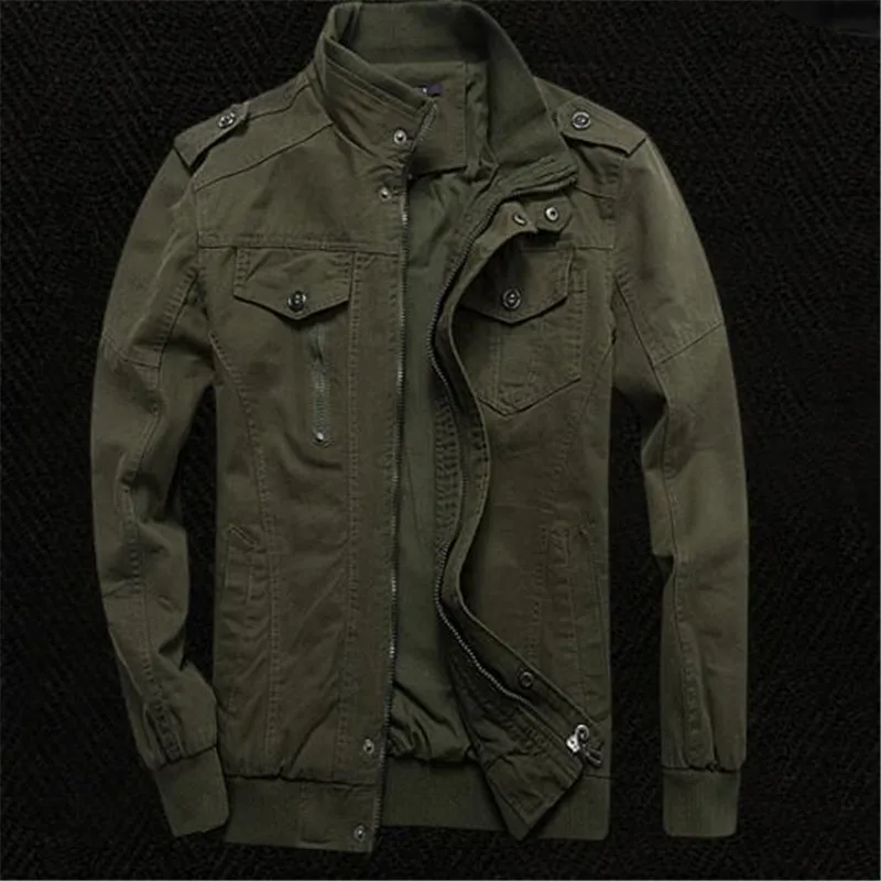Мужская куртка в стиле милитари тонкая мужская ветровка куртка-карго с