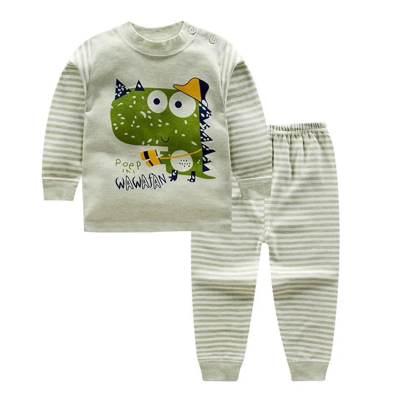 2018 New Baby Girls Clothing Sets Cotton Kids Clothes Long Sleeve Shirt + Pants Suit Boys Cartoon | Детская одежда и обувь