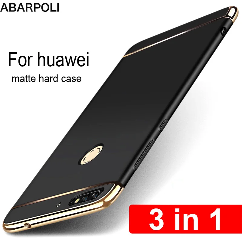 Для Huawei Y7 Y6 Prime Y9 2018 чехол жесткий бампер матовый на 2019 Coque Pro Nova2 Lite | Мобильные