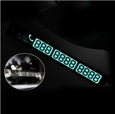 Светящаяся Временная парковочная карта для VW Nissan Juke X TRAIL T32 TEANA Honda CRV Civic Toyota RAV4 Ractis