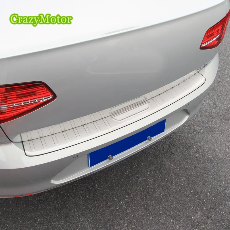 Для VW Volkswagen Passat B8 4 дверный седан 2017 2019 Нержавеющая Задняя багажная пластина