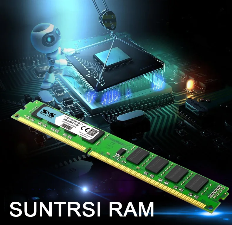 Suntrsi DDR3 8 Гб 1600 МГц 1333 МГц настольная память 240pin для настольного компьютера 1,5 в
