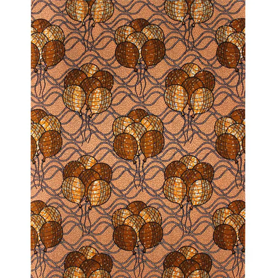 Высококачественная африканская восковая ткань с камнями 100 хлопок Анкара