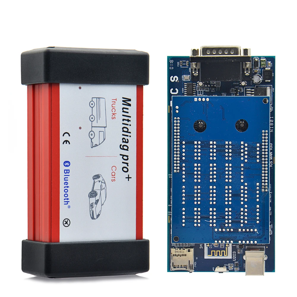 Лидер продаж Интерфейсный сканер Multidiag Pro + TCS OBDII 2014 R2/3/2015.R3/2016.R1 диагностический