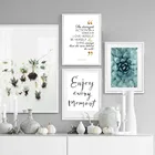 WANGART скандинавские плакаты и принты настенная живопись на холсте настенные картины для гостиной скандинавские суккулентные украшения jy645-648