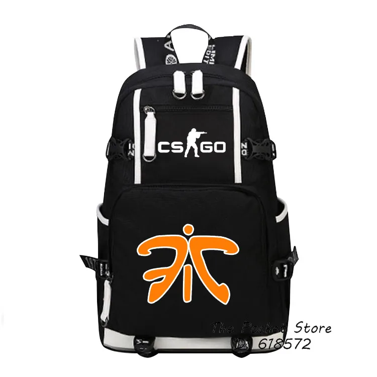 1 Высококачественный рюкзак Virtus. pro Team Fnatic DOTA 2 CS CSGO с принтом, мужские дорожные сумки, холщовые школьные сумки Оксфорд, рюкзак для ноутбука - Цвет: 1