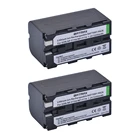 5200 мАч, 2 шт.,  NP F750 NP F770, аккумулятор для Sony