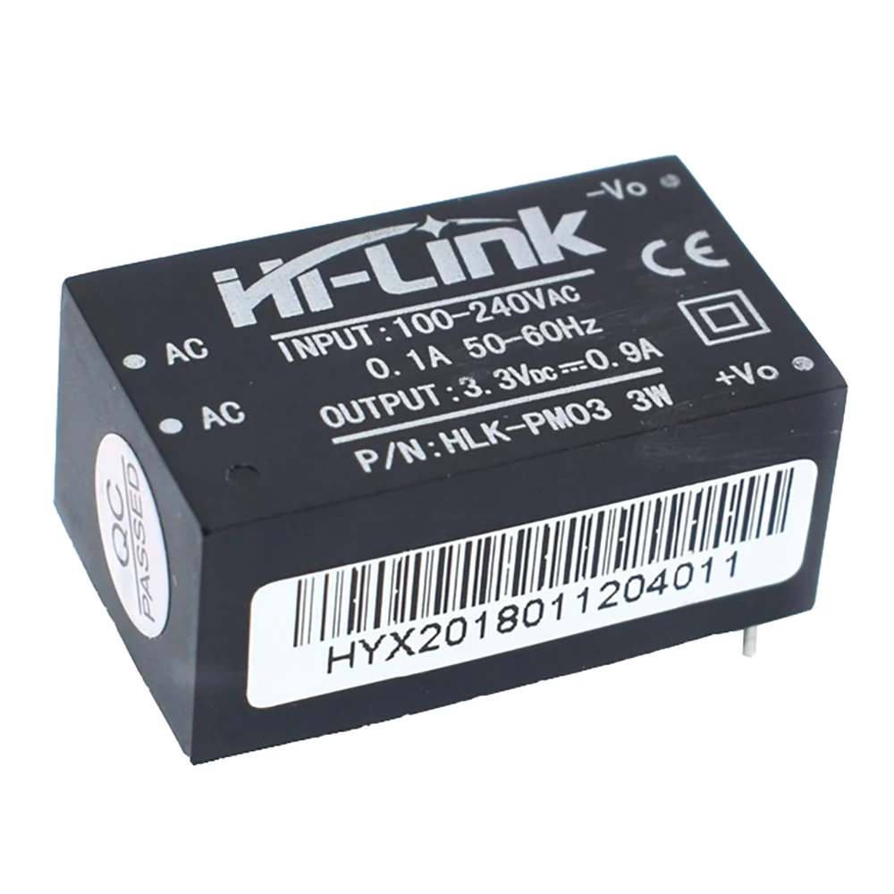 AC to DC 220V 3.3V Power Supply Module Step Down Buck Isolated Intelligent Home Household Switch Converter HLK-PM03 |