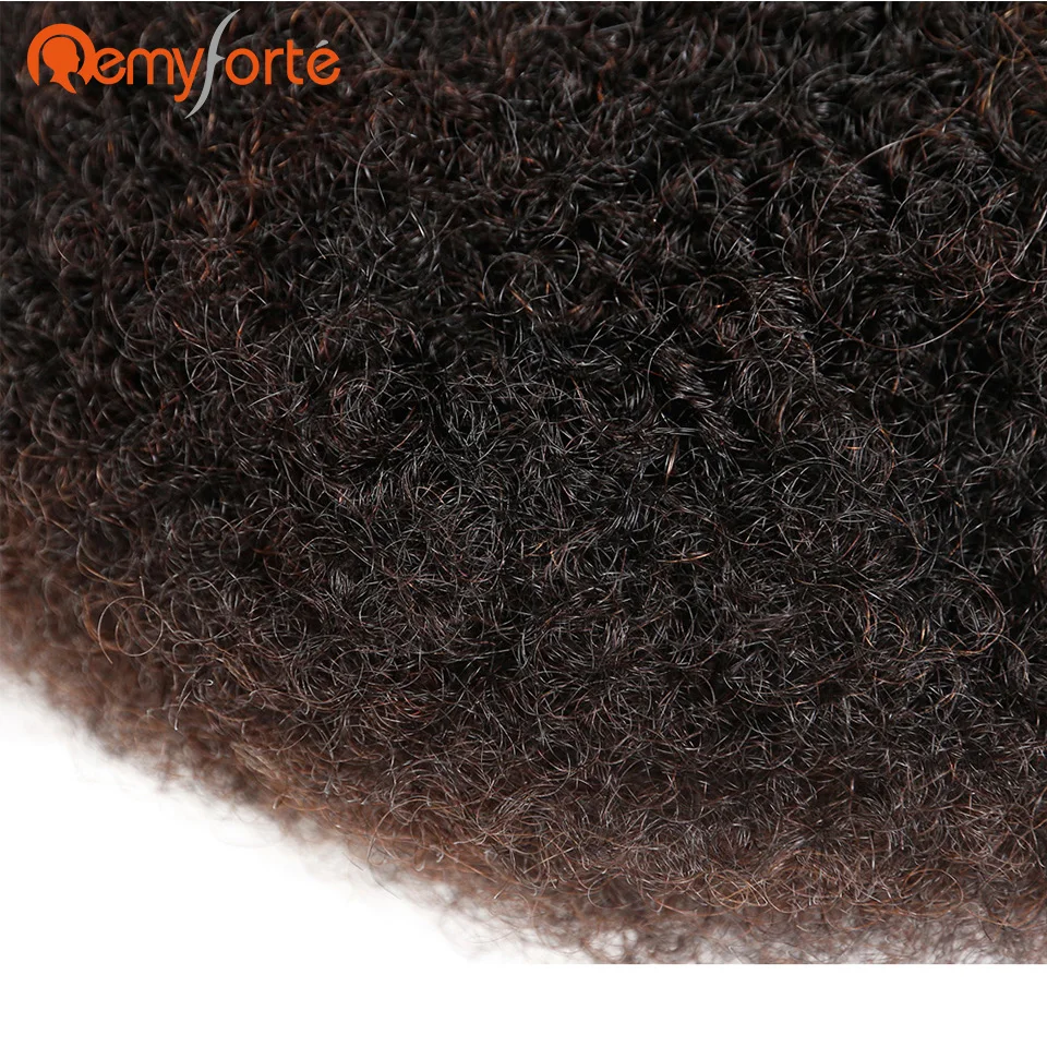 Remy Forte Mongolian Kinky Curly Bulk Human Crochet Braids Hair No Weft 1 PC 50 G/Bundles For Braiding Natural Color | Шиньоны и парики