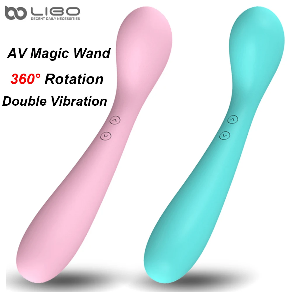 LIBO 8 скоростей s AV волшебная палочка массажер женский мульти скоростной клитор