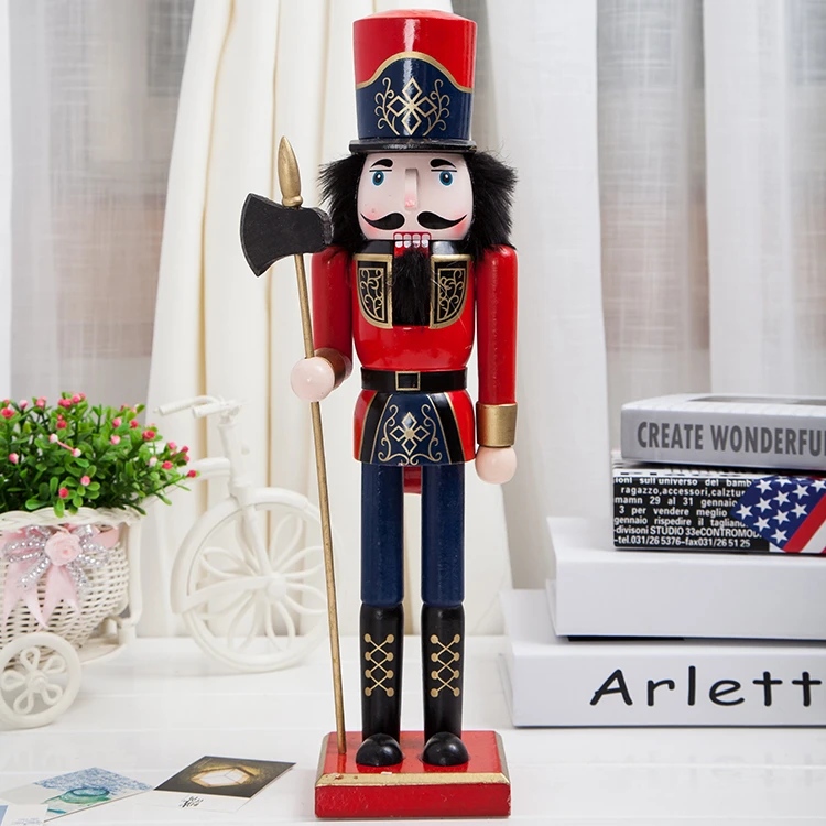 Новый Рождественский праздничный гайковёр 38 см в высоту топор солдат винтажный