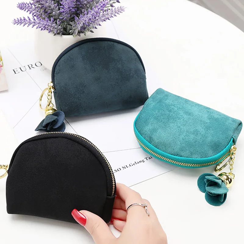 Модный корейский женский кошелек Кожаный клатч однотонная сумка с цветочным