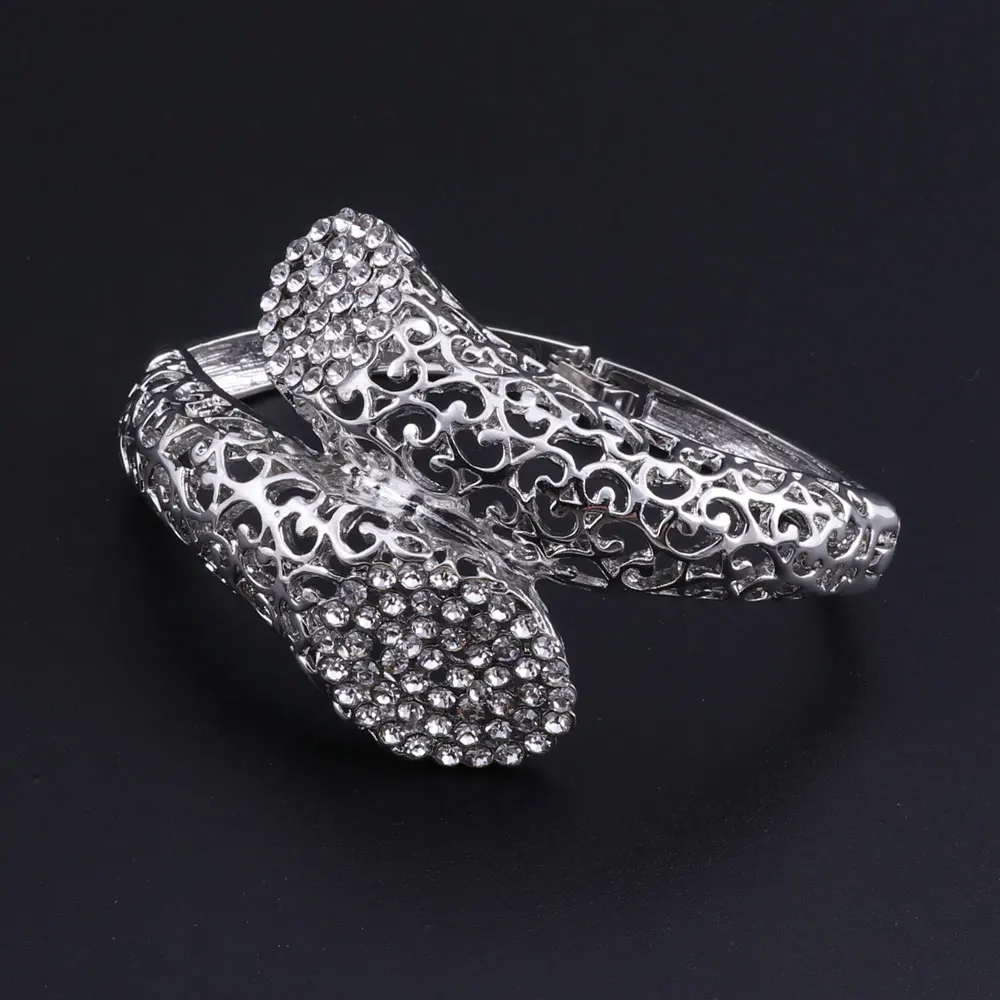 OEOEOS Женская Мода Дубай Ювелирные наборы ожерелье серьги браслет кольца