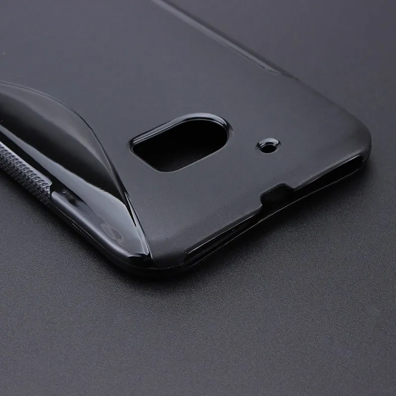 4 цвета S линия анти скольжения гель ТПУ тонкий мягкий чехол задняя крышка для HTC