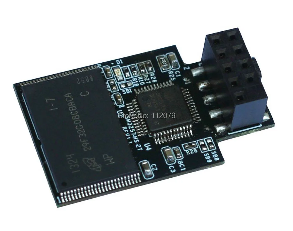 Новый SSD-накопитель Kingspec eUSB 16 ГБ DOM SSD (KDM-EUSB.2-016GMS) 9 шпильки промышленные встроенные