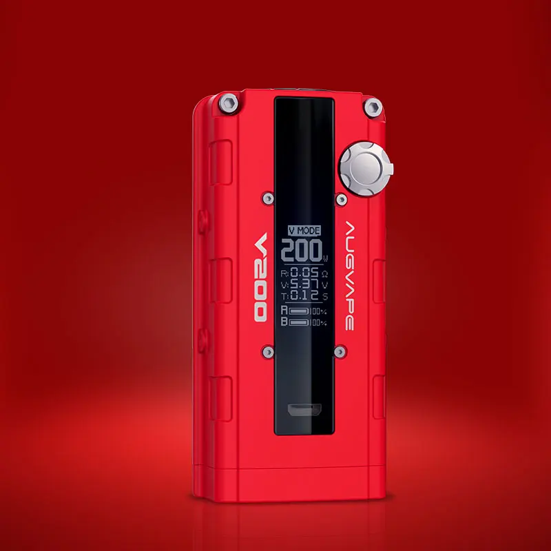 Augvape V200 200 W электронная сигарета испаритель с 22 мм Druga RDA распылителя Красный мод