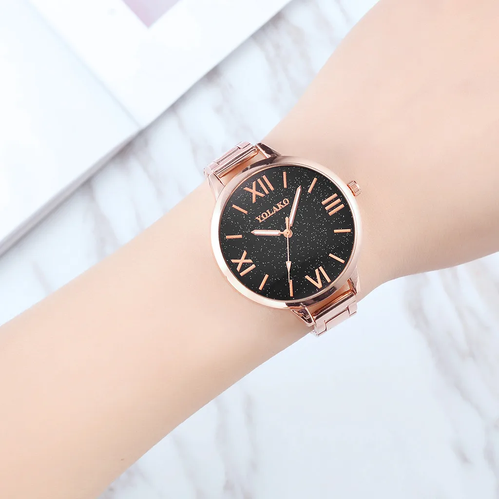 

Luxury Ladies Steel Strip Watch With Simple Mirror Quartz Watch reloj para mujeres montre pour les femmes Luxury Watch A50