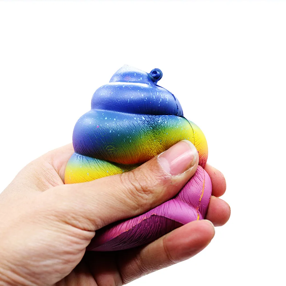 Squishy Сумасшедший стул Squeeze Poo замедлить рост забавная игрушка снять стресс