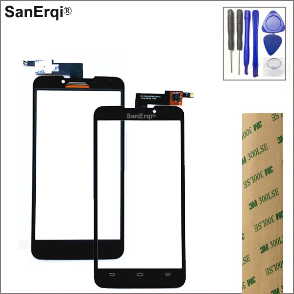 

SanErqi Touch Screen Digitizer For ZTE N5 N5L / S U981 U5 / S Front Glass Sensor Touch Panel Free Sticker Tools