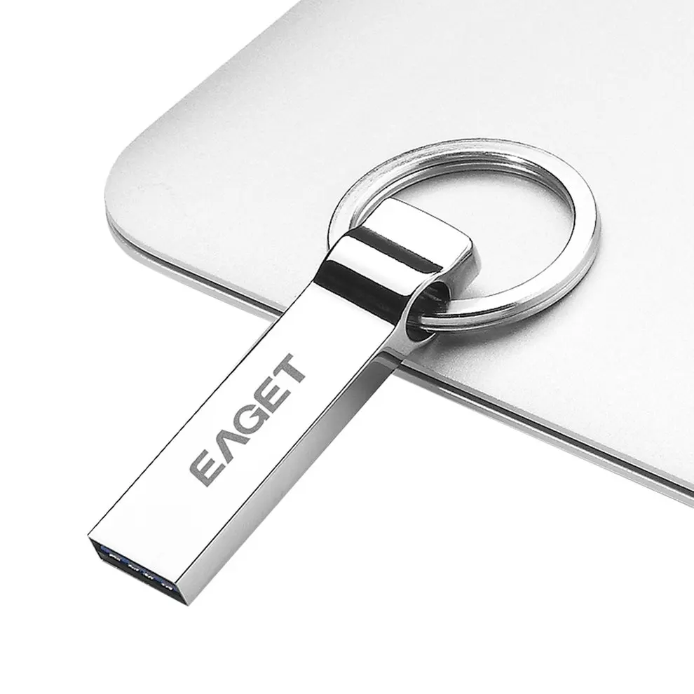EAGET U90 Высокоскоростной USB 3,0 Флешка USB флешка 128G 32G 64G 16G флеш-накопитель Водонепроницаемый защитный брелок для ключей для ПК