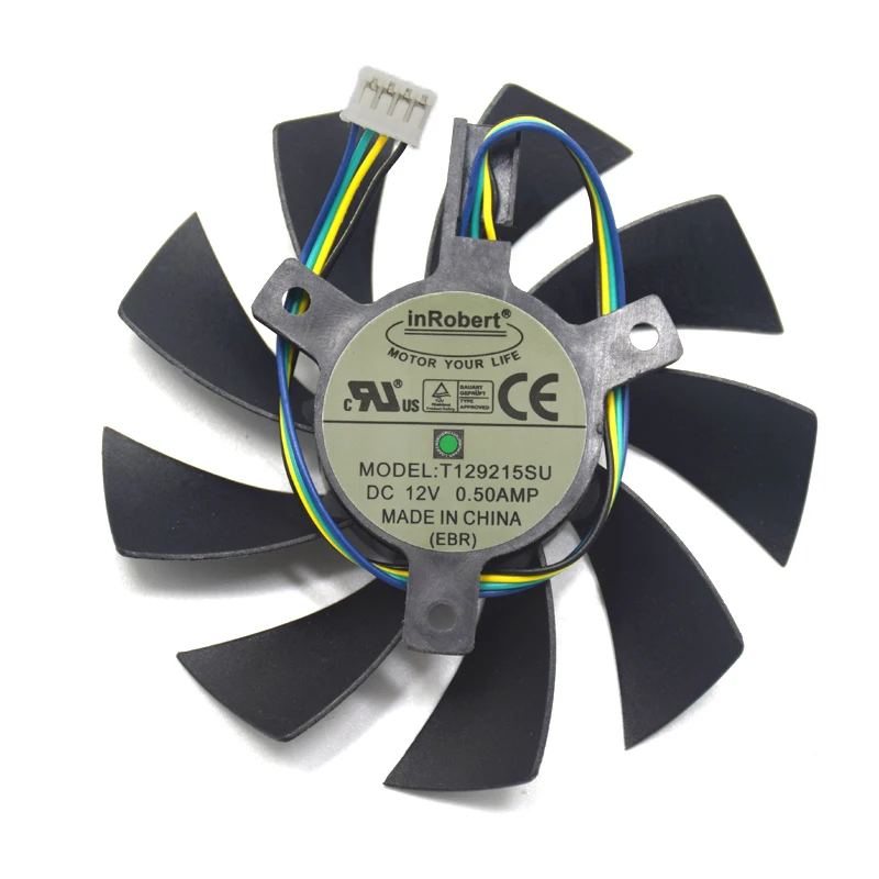Новый вентилятор охлаждения 88 мм T129215SU PLD09210S12HH 4Pin замена кулера для Gigabyte GTX 1050 Ti 1060