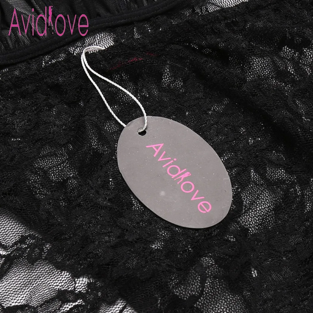 Avidlove эротическое нижнее белье сексуальное горячее сорочки для женщин Холтер