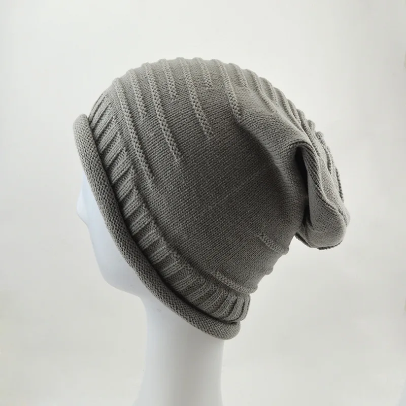2018 шапка полосатая вязаная Корейская версия зимняя Шерстяная кепка рукав голова