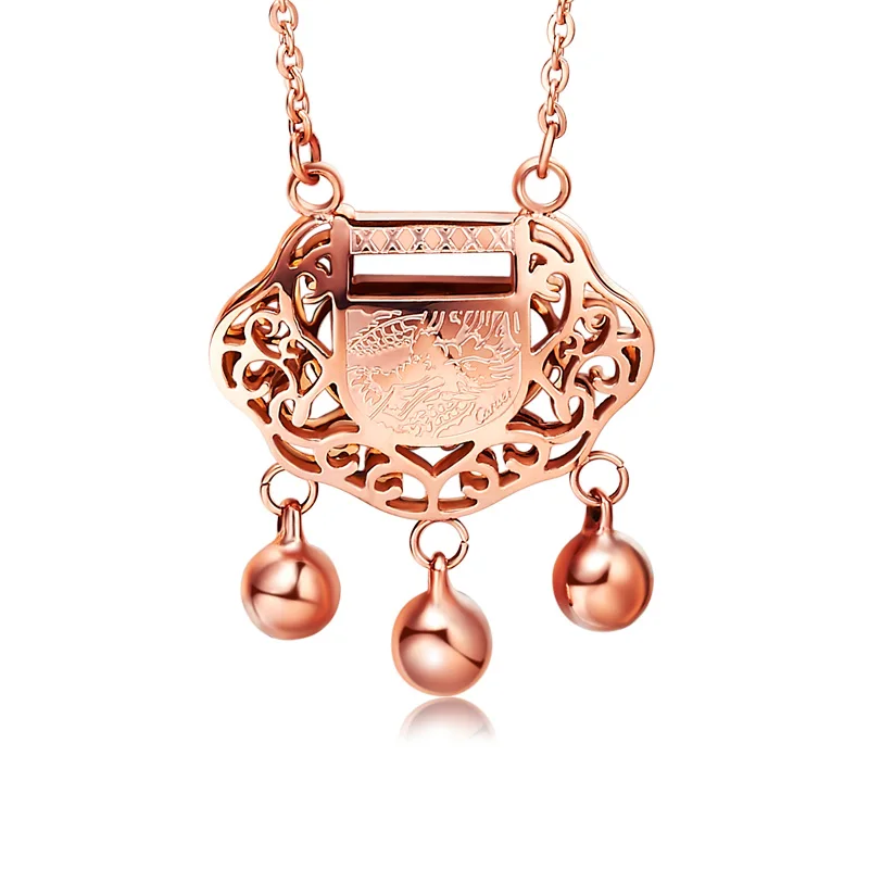 YUN RUO модный бренд Женские Ювелирные изделия розовое золото цвет долговечность