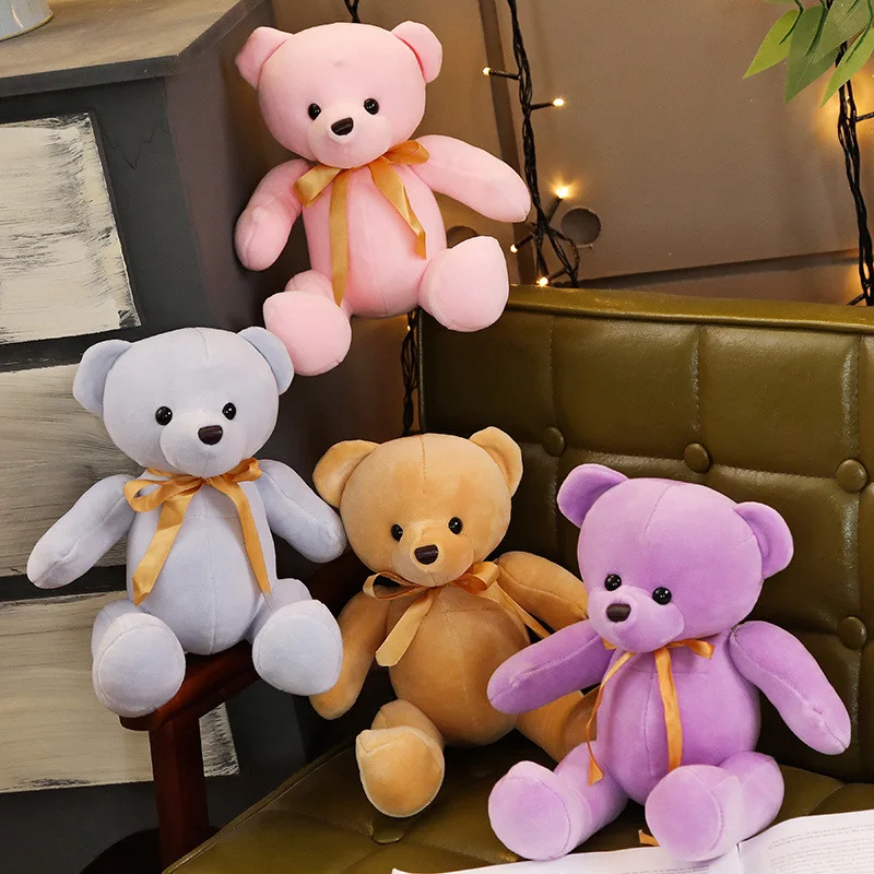 

22cm High Quality Toy Cartoon Teddy Bear Plush Toys Stuffed Plush Animals Bear Doll Birthday Gift For Children