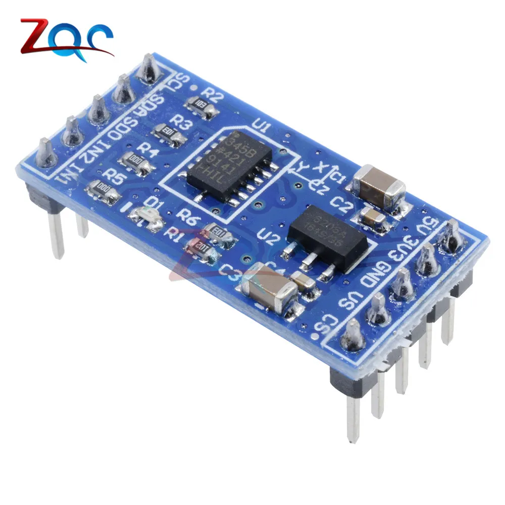 ADXL345 IIC / SPI 3-осевой цифровой датчик угла гравитационного падения ускорение