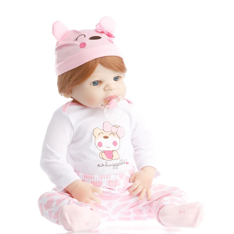SanyDoll 22 дюйма 55 см силиконовые куклы reborn прекрасный подарок на праздник|silicone