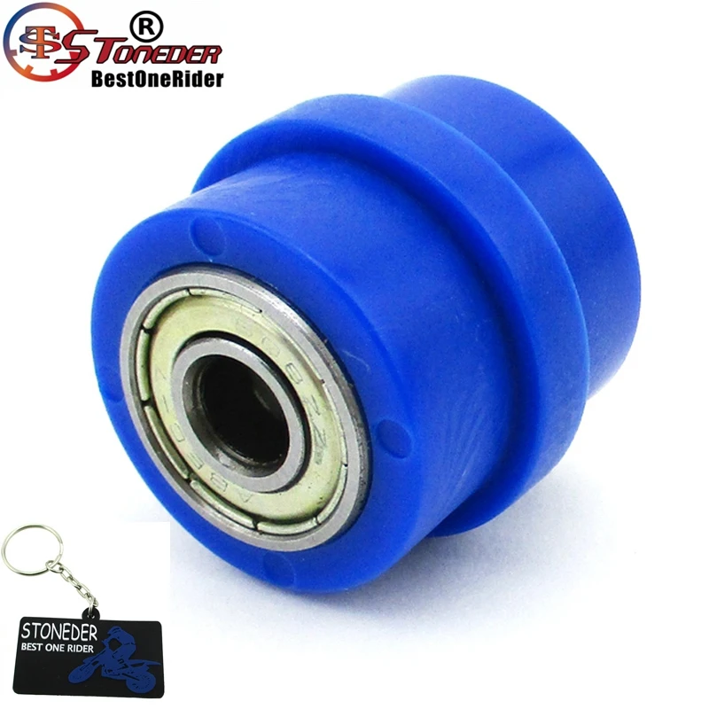 STONEDER синий 8 мм Натяжной ролик для Pit Dirt Motor Bike ATV Quad 4 Wheeler Motorcycle Motocross Go Kart|pulley