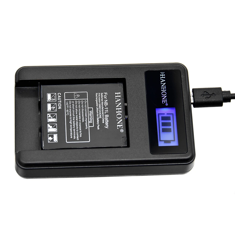 3 шт. аккумуляторы 1500 мАч NB11L NB-11L NB 11L + зарядное устройство USB с ЖК-дисплеем для Canon
