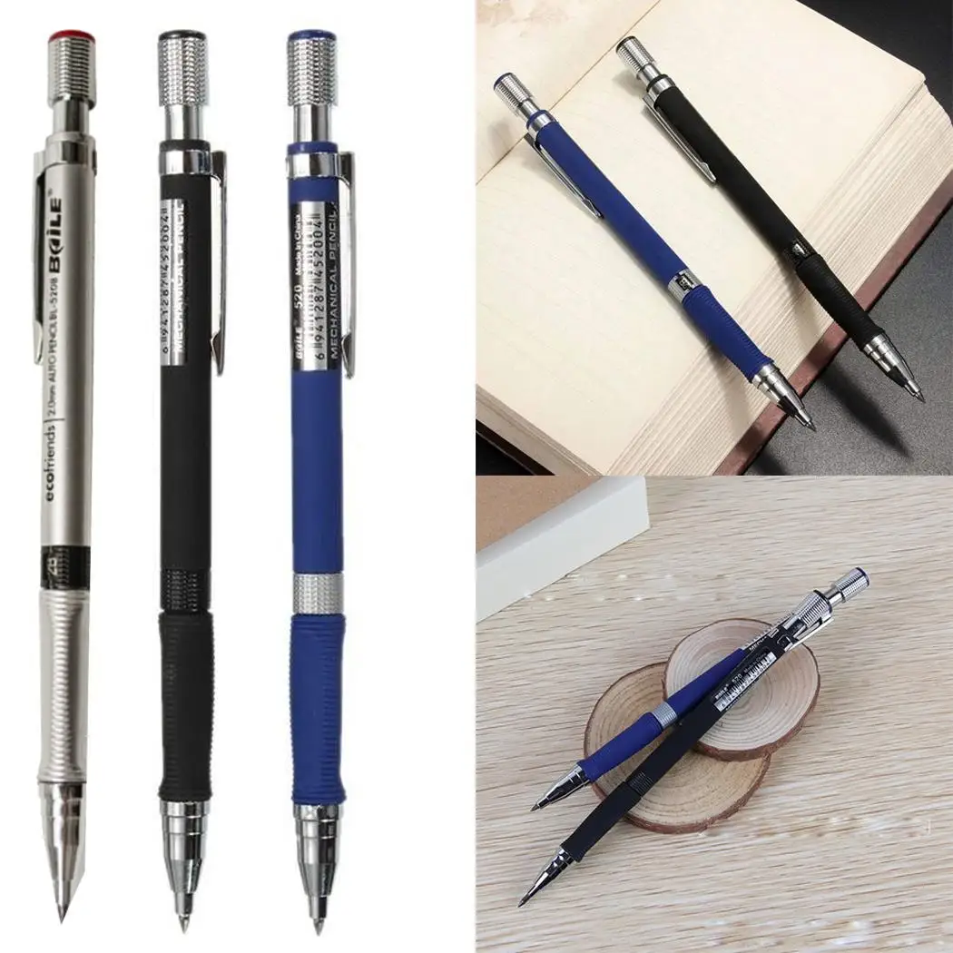 2B автоматический карандаш для экзамена рисования школьные офисные работы 2 0 мм