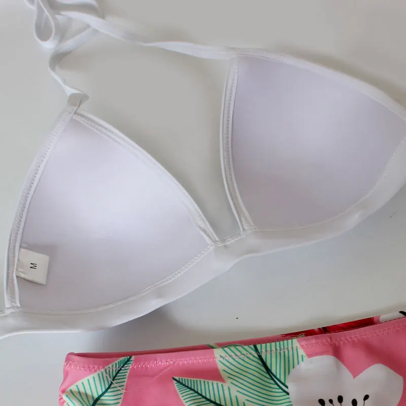 2016 бикини новый сексуальный купальник женский с принтом Купальник Топ и низ