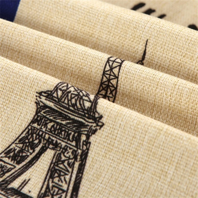 Fashion American Flag Bold Black Chevron Cross Diamonds Geometric Eiffel Throw Sofa Seat Car Decorative Pillow Cushion Cover | Дом и сад