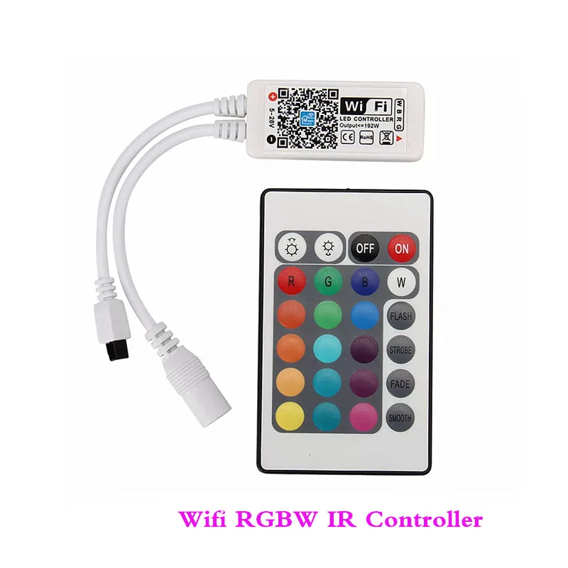 Magic Home DC 5 V 28 Мини RGB RGBW ИК контроллер WiFi беспроводной пульт дистанционного