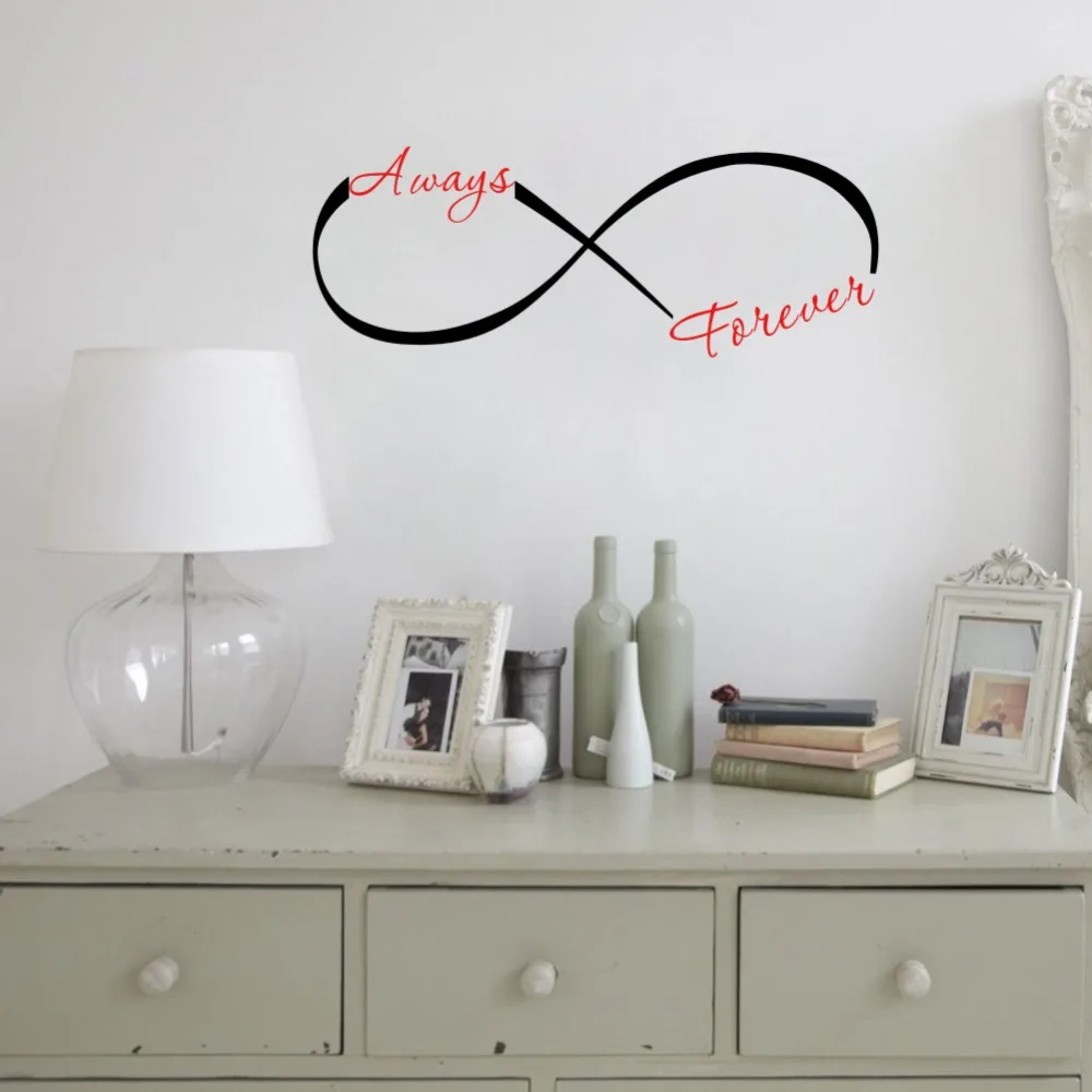 Виниловые наклейки на стену с надписью Always Forever Infinity|vinyl wall stickers|wall stickerstickers for |