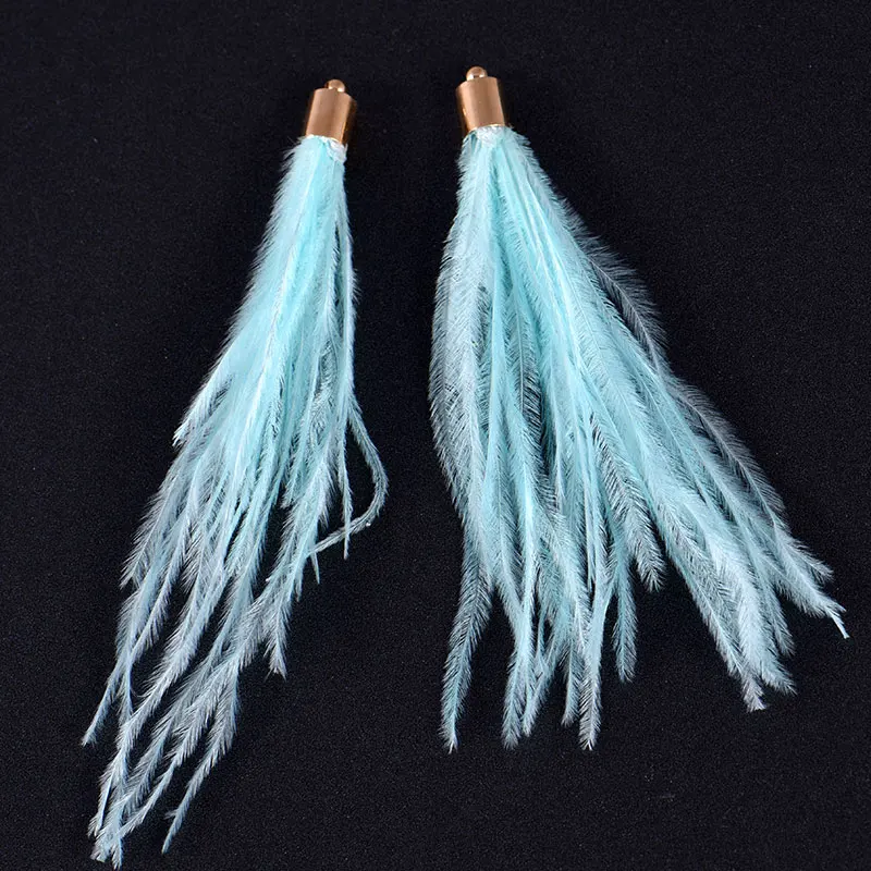 5 шт./лот FlowerTassel серьги сектора лепесток Chinken перья кисточкой делает браслет