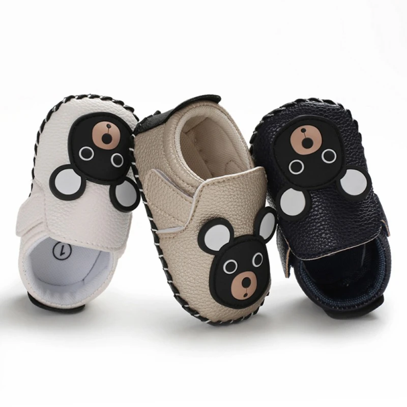 

Cartoon Baby Boy Shoes 0-18M Anti-Slip PU baby Shoes Casual Toddler Soft Soled First Walkers Spring Girls Shoes