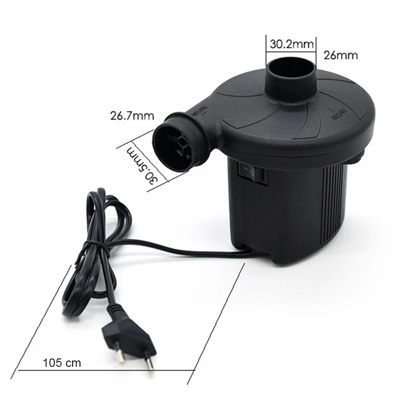 

Dual Use Electric Pump Electric Air Pump Automatic Inflatable Boats Airbed Car Styling