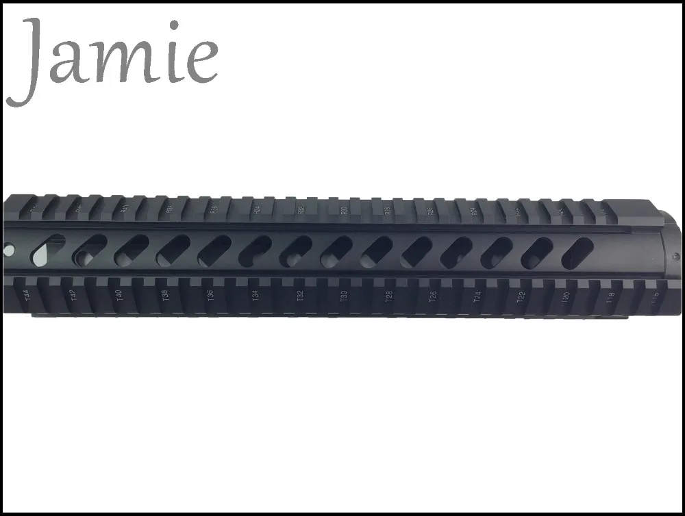 

12'' T-Series Free Floating Hand Guard Quad Picatinny Rail Mount System Free 20x Rubber Covers