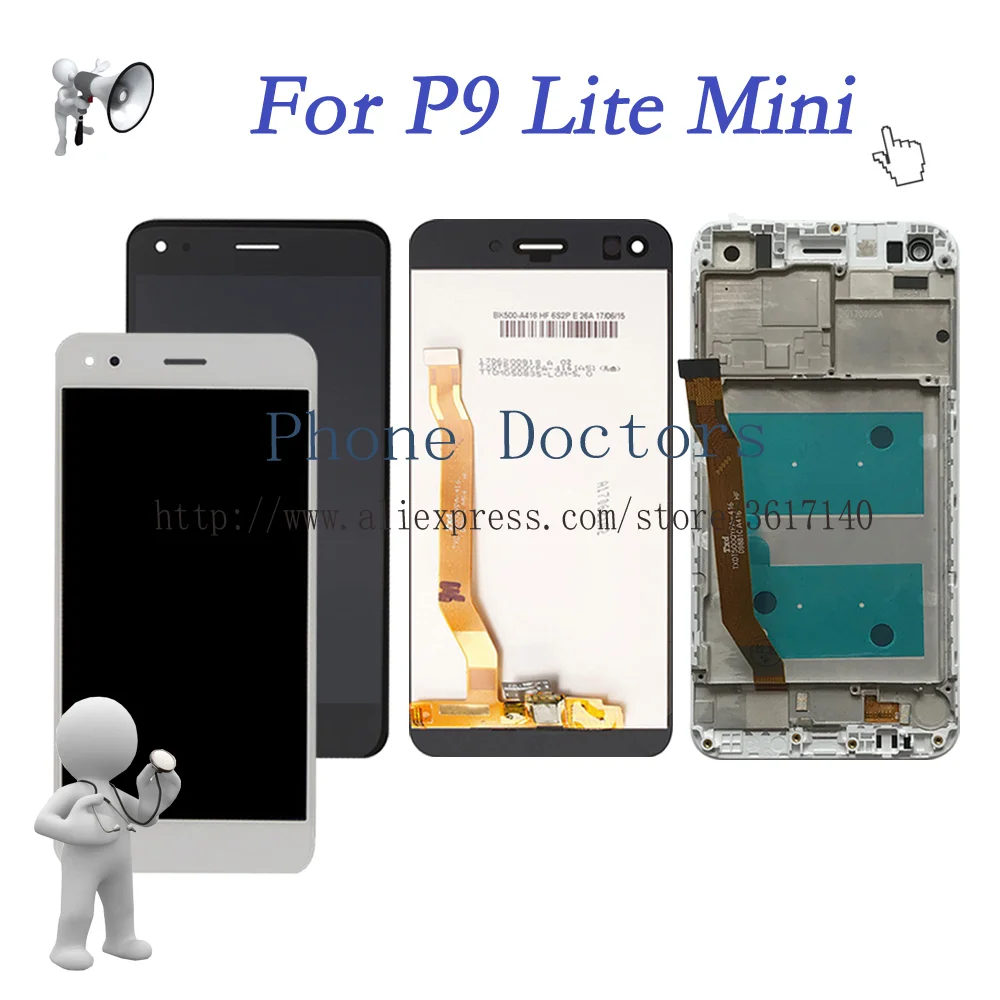 Полный ЖК-дисплей 5 0 дюйма + цифровой преобразователь сенсорного экрана в сборе