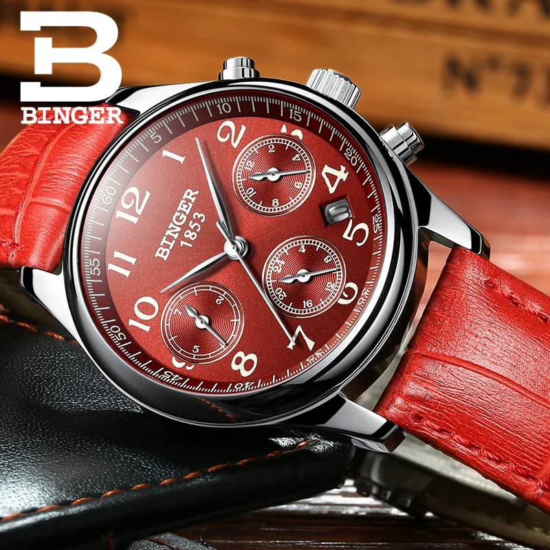 

Switzerland BINGER Women Watches Luxury Brand Quartz Watch Women Waterproof Relogio Feminino Sapphire Clock Wristwatches B-603W5
