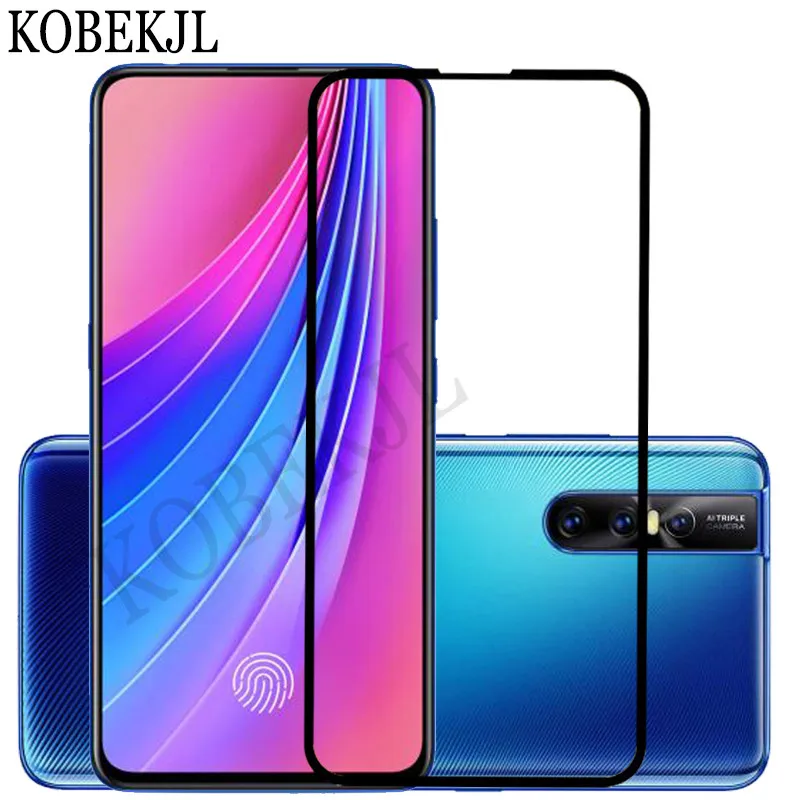 Закаленное стекло для защиты экрана Vivo V15 Pro Защитная пленка с полным покрытием