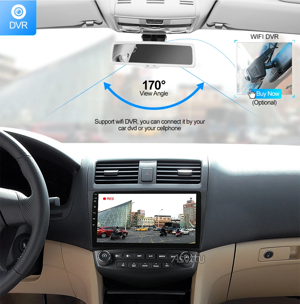 Asottu 2 г+ 32 г android 8,1 игрок автомобиля dvd gps для Honda Accord 7 2003-2007 с автомагнитолы видео плеер gps-навигация стерео