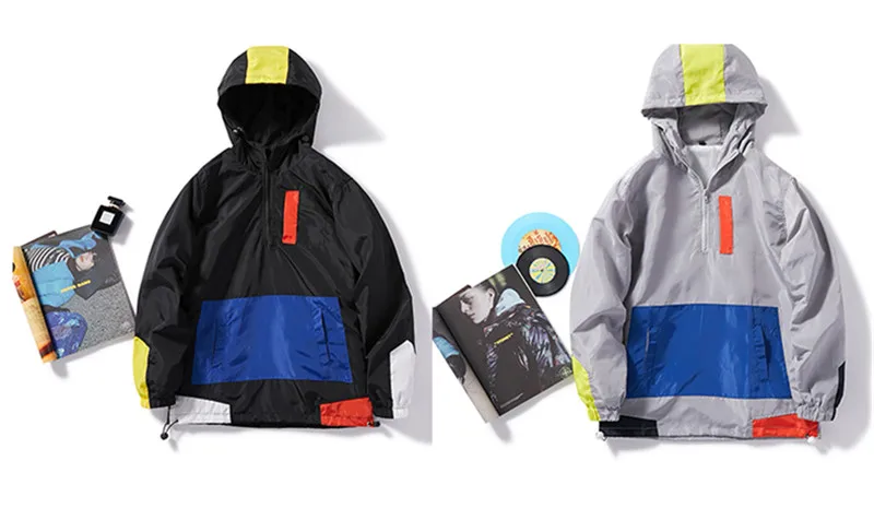 New Casual Men's Jackets Waterproof Spring Hooded Coats Men Outerwear Casual Brand Male Clothing Plus Size M-5XL