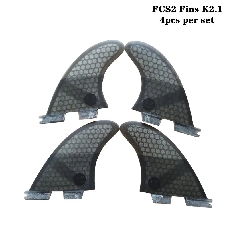 Плавники для серфинга FCSII K2.1 лоскутные ячеистые плавники из стекловолокна четыре